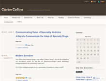 Tablet Screenshot of ciarancollins.com